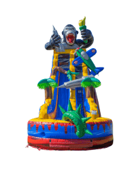 28FT Ape Escape Single Lane Water Slide (WET OR DRY)