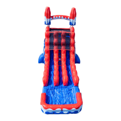 Untitled2010 1752803081 18FT Red White & Cool Popsicle Dual Lane Water Slide (WET OR DRY)