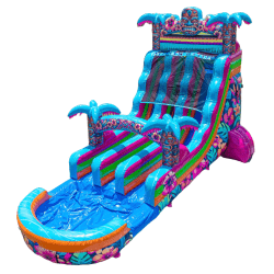 Untitled2016 1752803939 18FT Aloha Splash (Hawaiian Tiki) Dual Lane Water Slide (WET OR DRY)