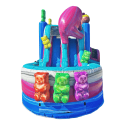 Untitled2070 1763845305 XL Gummy Bear Dual Lane Bounce House w/ Slide (WET OR DRY)